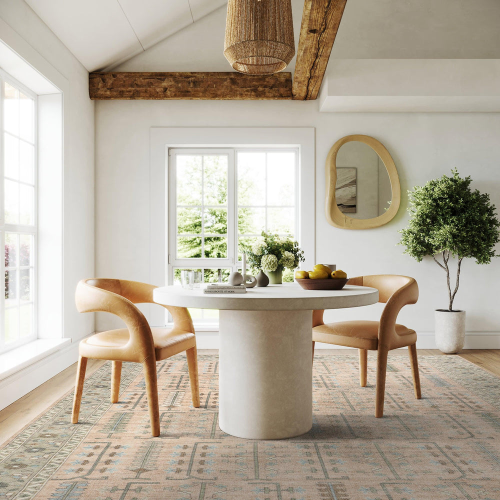 Mythic Wool and Cotton Rug | Peach