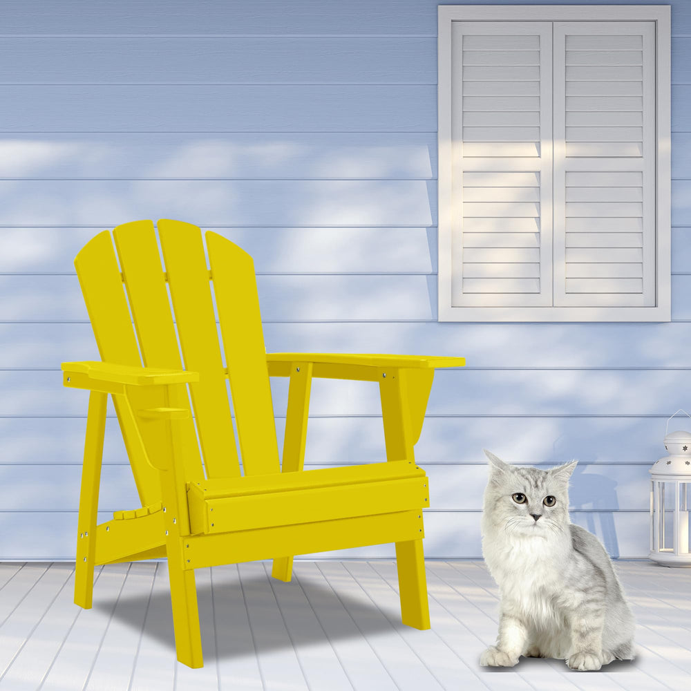 Adirondack Yellow Outdoor Chair - From Where - 