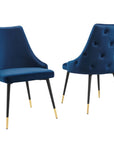 Adorn Performance Velvet Dining Side Chair (Set of 2) - From Where Finds - 