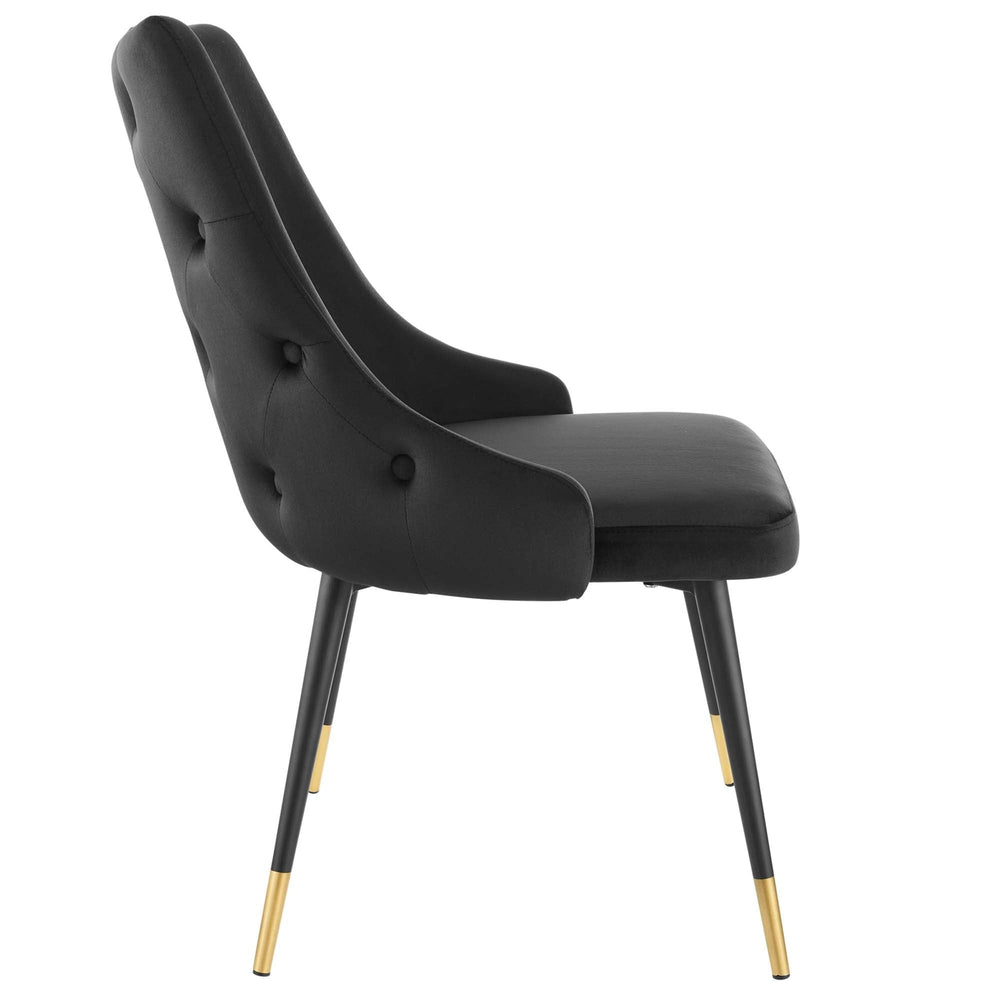 Adorn Performance Velvet Dining Side Chair (Set of 2) - From Where Finds - 