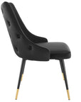 Adorn Performance Velvet Dining Side Chair (Set of 2) - From Where Finds - 