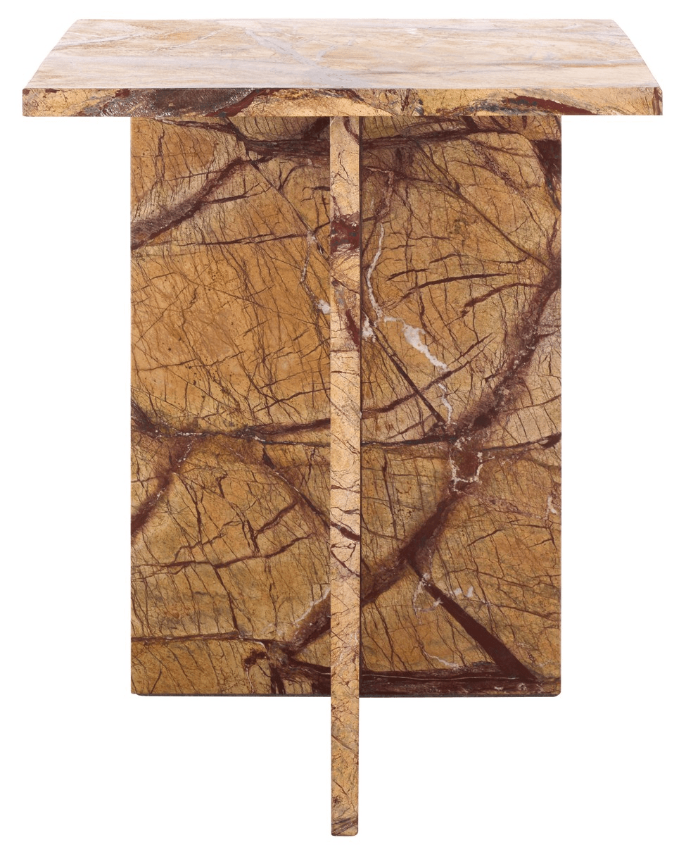 Adriano 2 Leg Marble Accent Table - From Where Finds - 