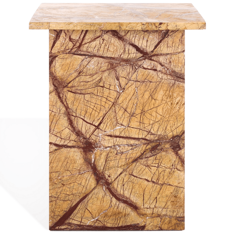 Adriano 2 Leg Marble Accent Table - From Where Finds - 