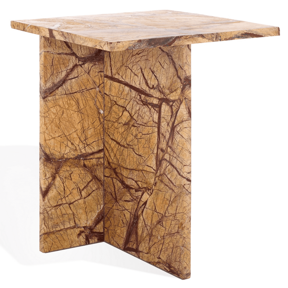 Adriano 2 Leg Marble Accent Table - From Where Finds - 
