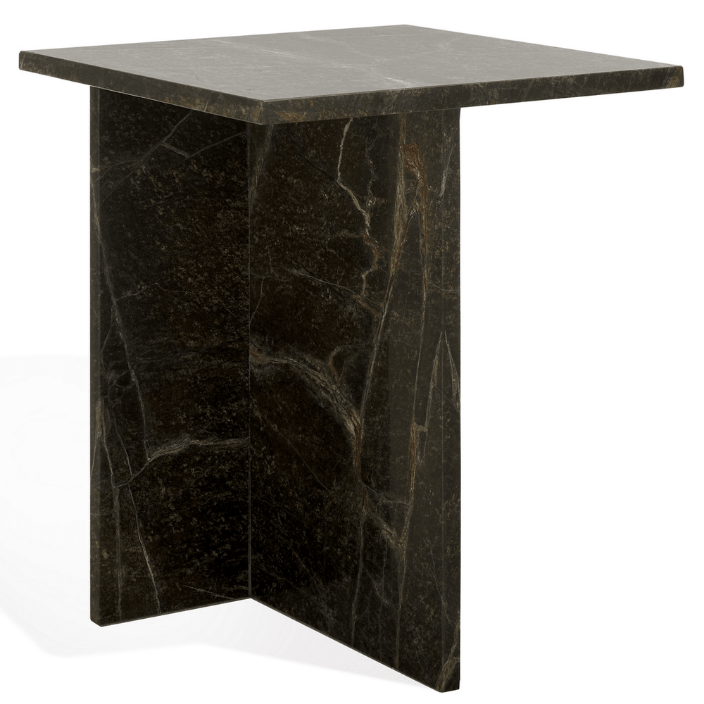 Adriano 2 Leg Marble Accent Table - From Where Finds - 