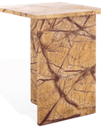Adriano 2 Leg Marble Accent Table - From Where Finds - 