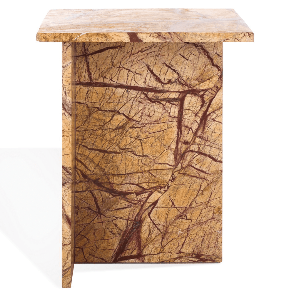 Adriano 2 Leg Marble Accent Table - From Where Finds - 