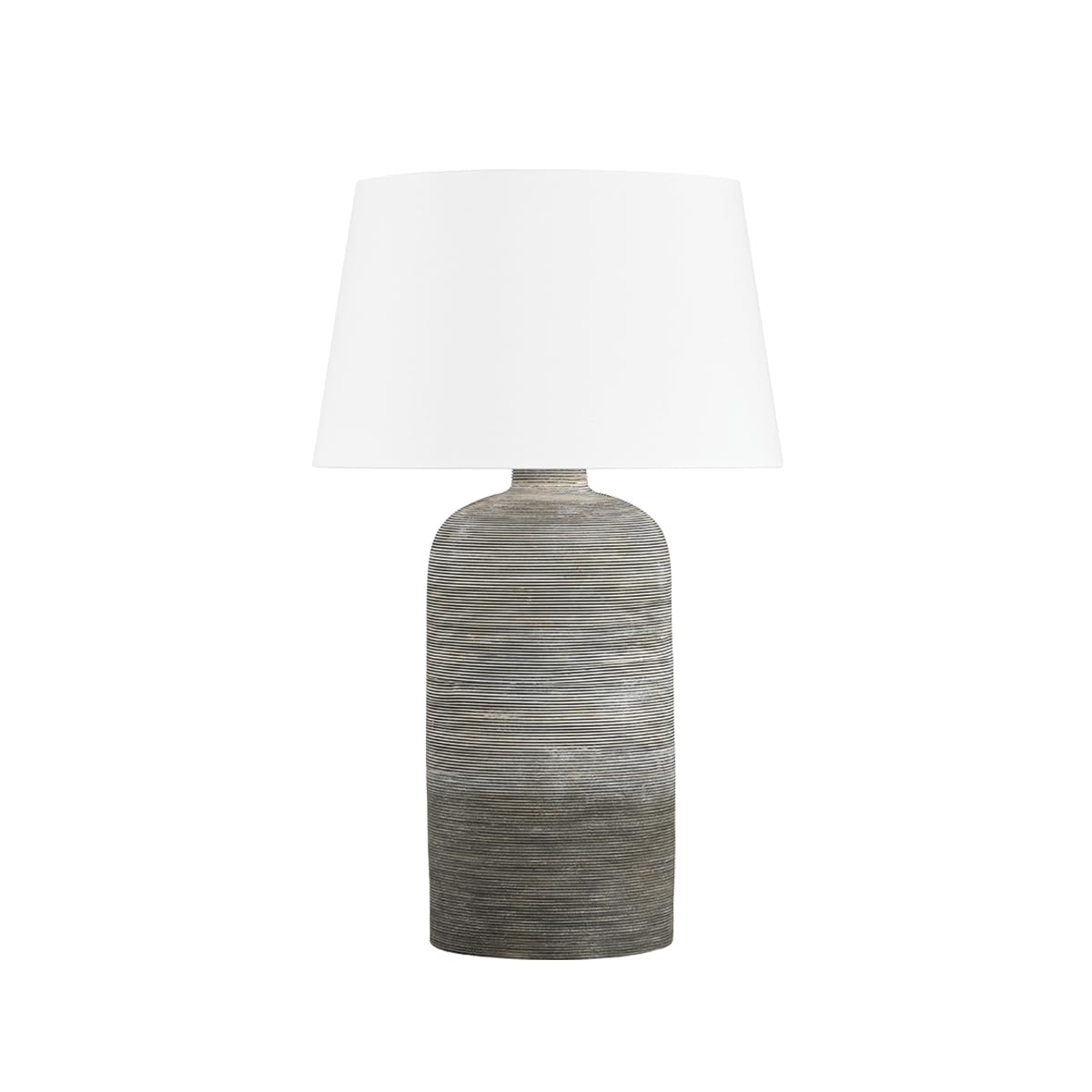 Aged Brass Table Lamp - From Where - 
