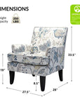 Aguilar Contemporary Upholstered Armchair - From Where - 