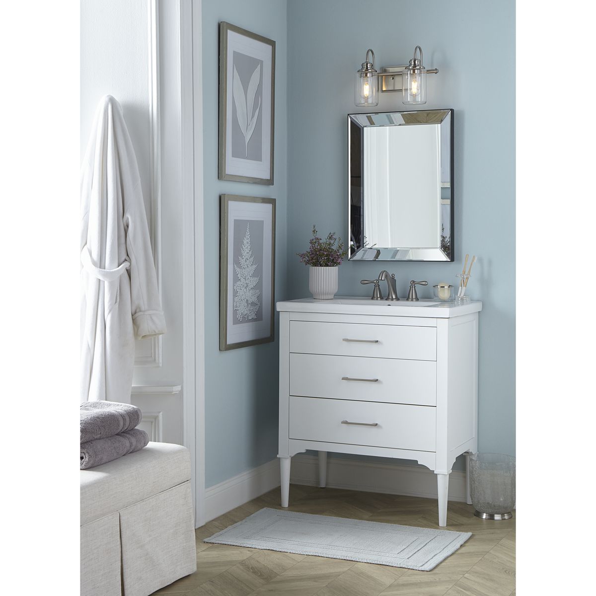 Aiken Collection Coastal Vanity Light - From Where - 