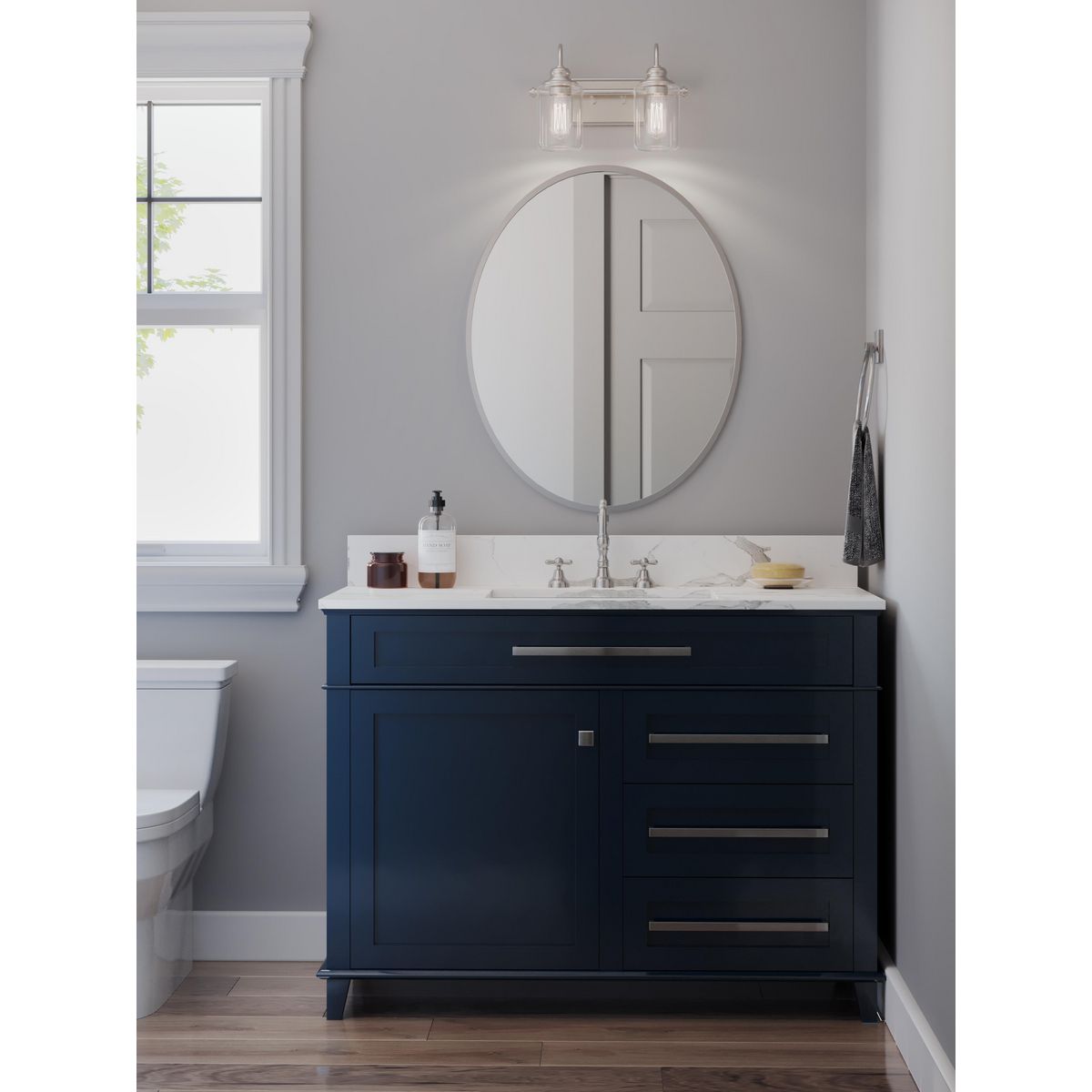 Aiken Collection Coastal Vanity Light - From Where - 