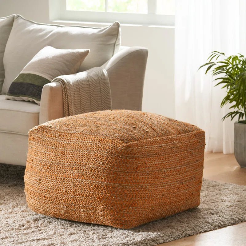 Ainsley 26" Rectangle Pouf Ottoman - From Where - 
