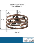 Aire - Delier with Integrated LED Light Kit - From Where - 