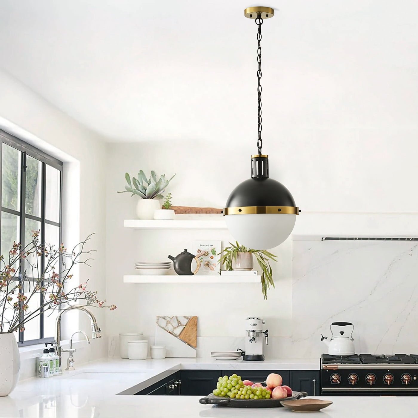 Aiwen Novelty Globe Pendant Light - From Where - 