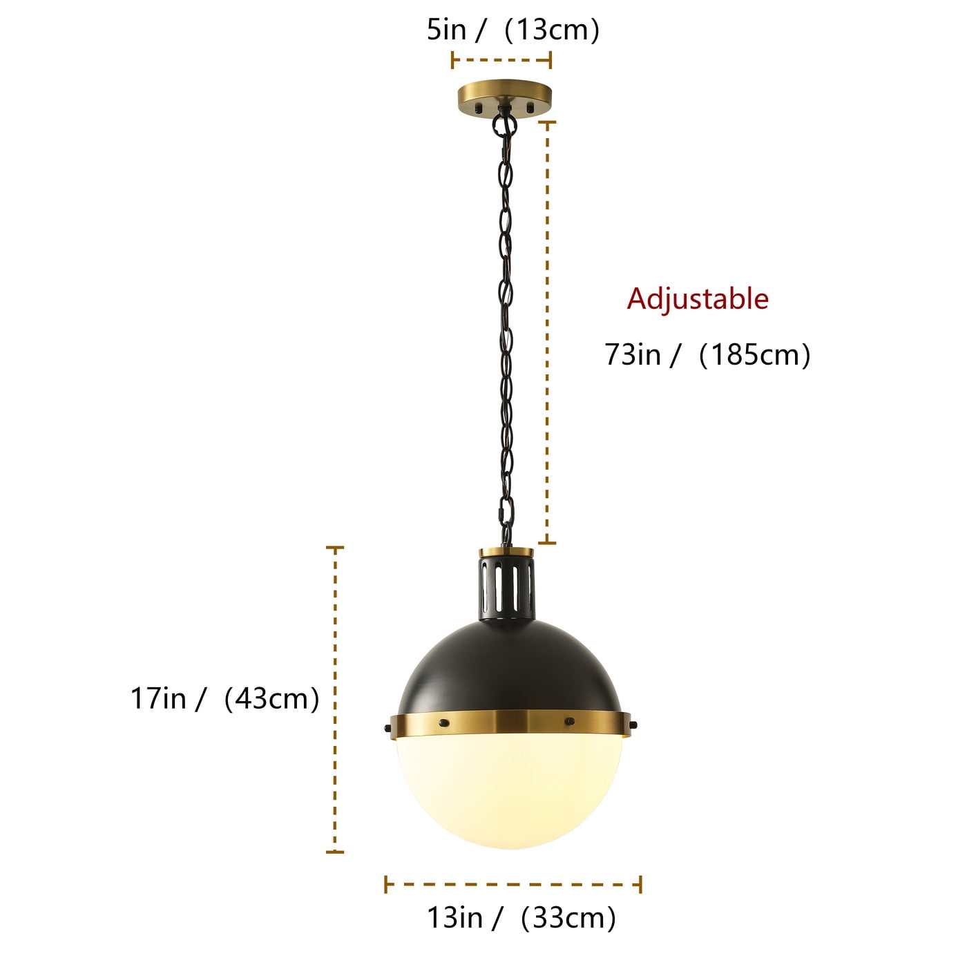 Aiwen Novelty Globe Pendant Light - From Where - 