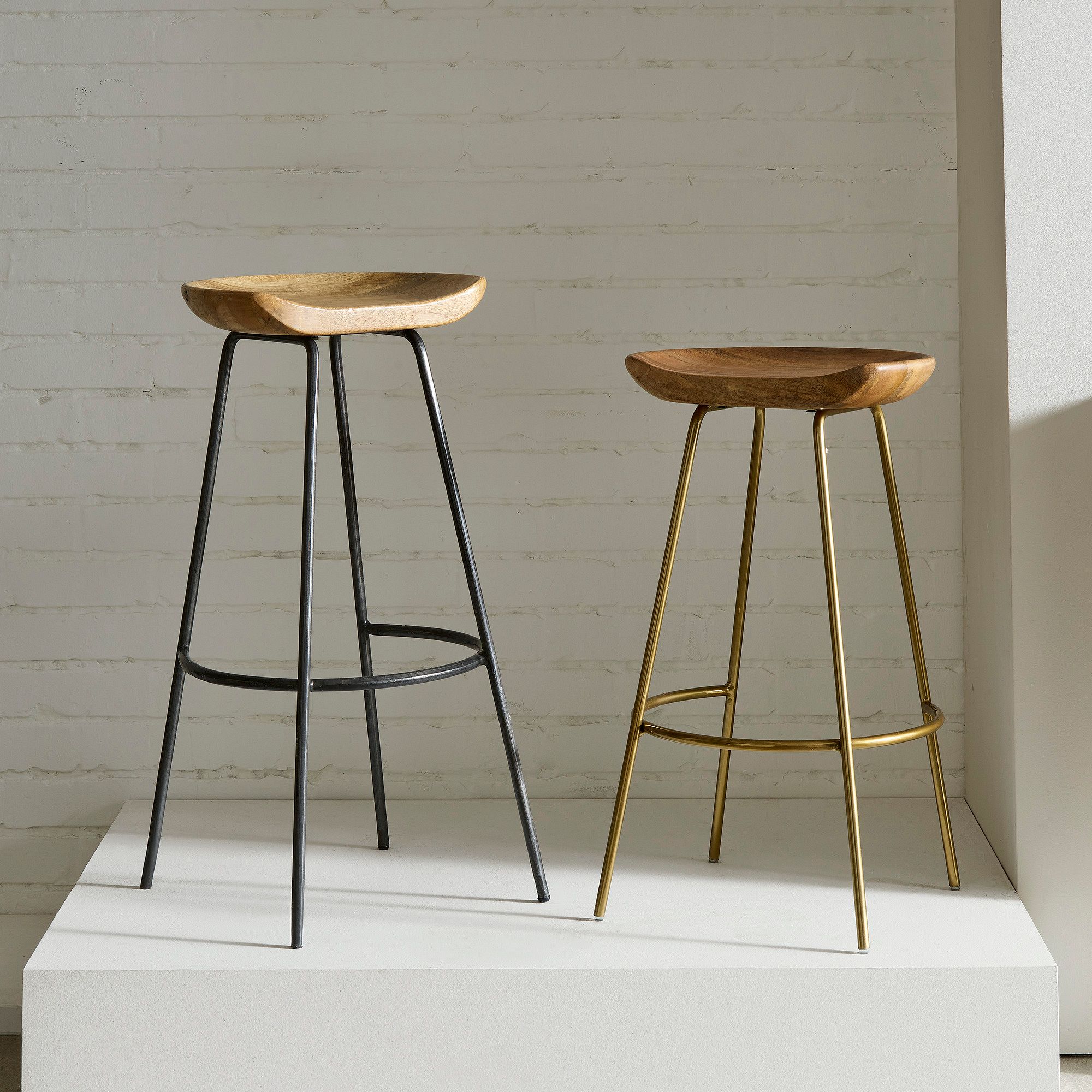Alden Bar & Counter Stools (Set of 2) - From Where - 