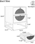 Aleeccia Nightstand (Set of 2) - From Where - 