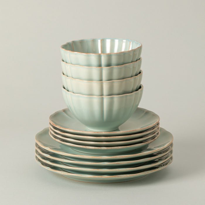Alentejo 12 - Piece Dinnerware Set with Bowl - From Where Finds - 