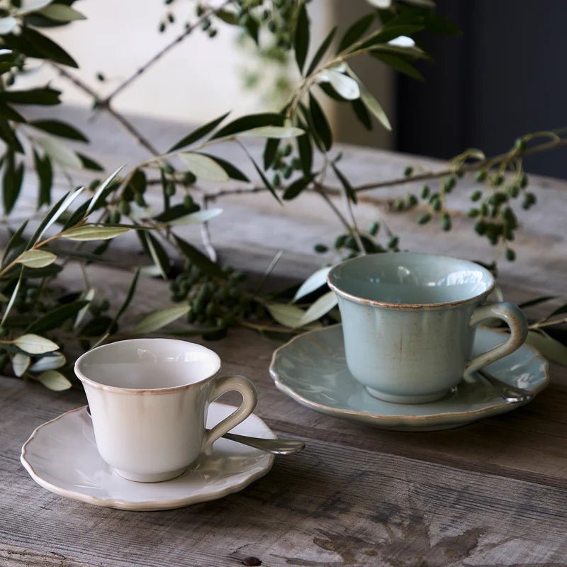 Alentejo Coffee Cups and Saucers (Set of 6) - From Where Finds - 