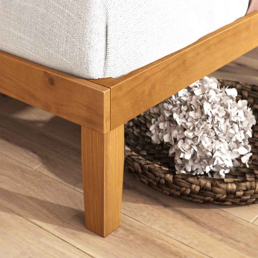 Alexia Wood Platform Bed Frame - From Where - 