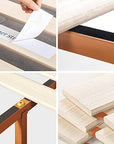 Alexia Wood Platform Bed Frame - From Where - 