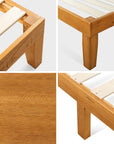 Alexia Wood Platform Bed Frame - From Where - 