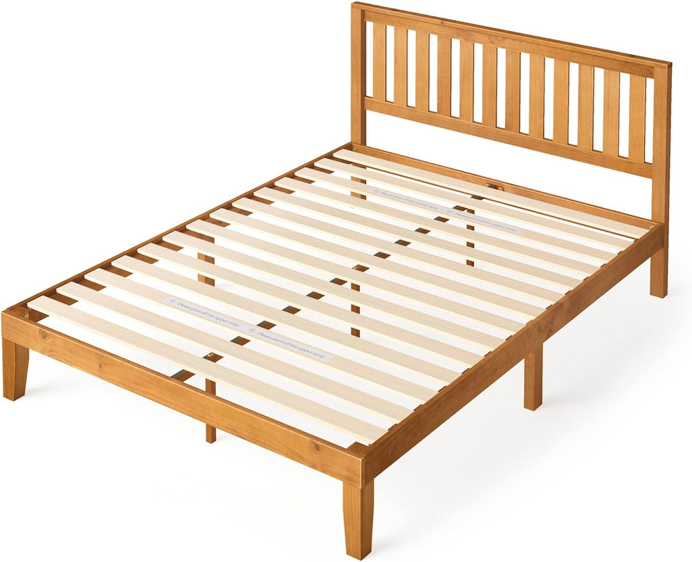 Alexia Wood Platform Bed Frame - From Where - 