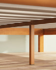 Alexia Wood Platform Bed Frame - From Where - 