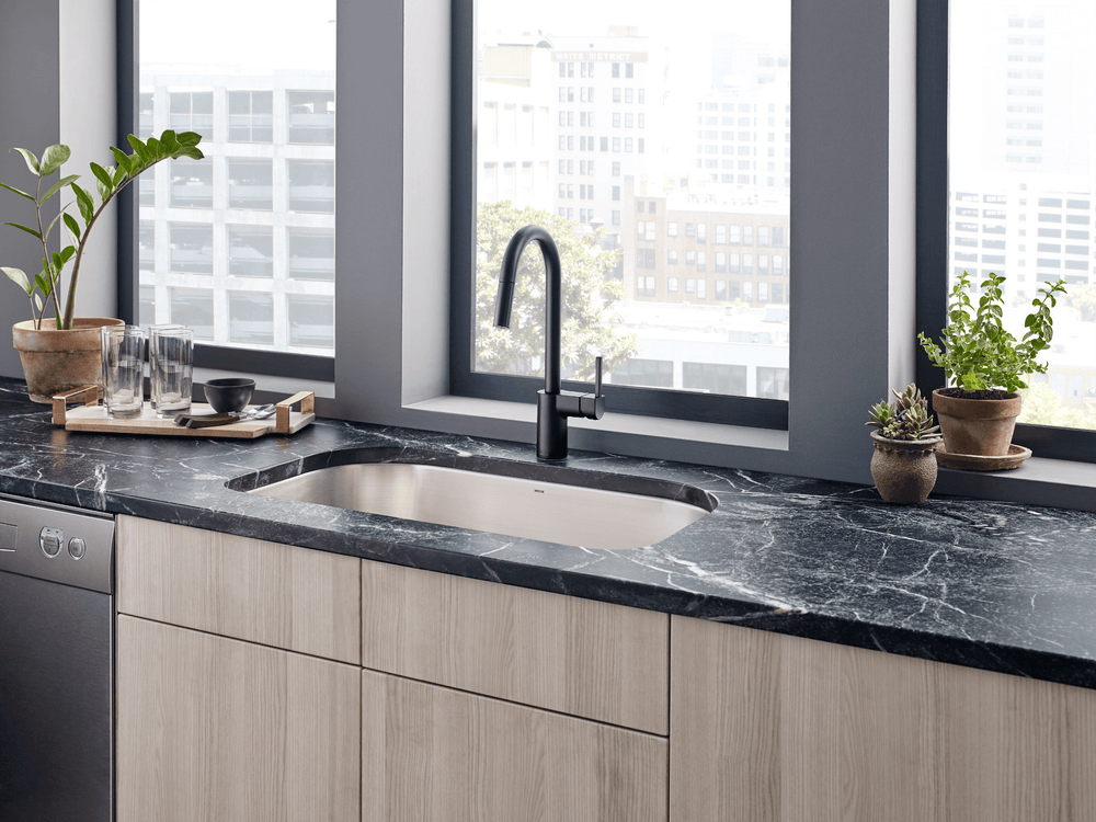 Align One - Handle High Arc Pulldown Kitchen Faucet - From Where Finds - 