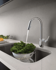Align One - Handle High Arc Pulldown Kitchen Faucet - From Where Finds - 