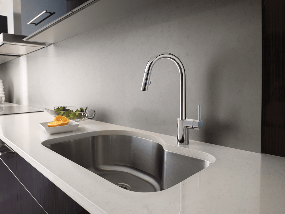 Align One - Handle High Arc Pulldown Kitchen Faucet - From Where Finds - 