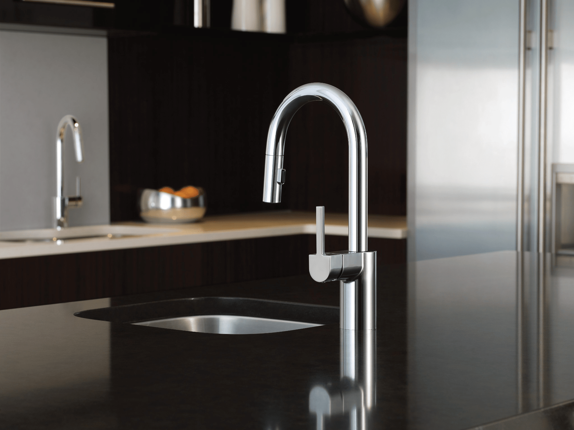 Align One - Handle High Arc Pulldown Kitchen Faucet - From Where Finds - 