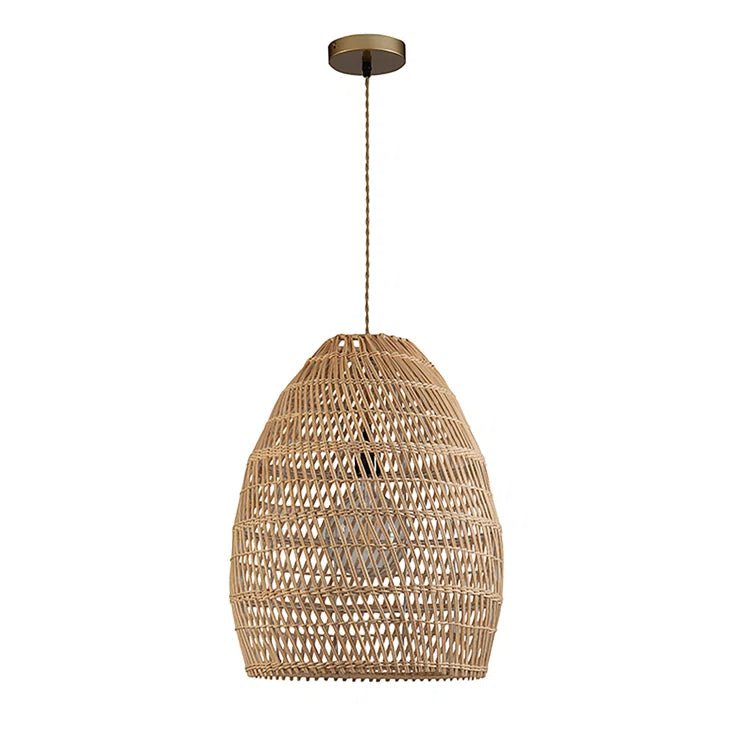 Alleman 1 - Light Rattan Pendant Light - From Where - 