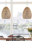 Alleman 1 - Light Rattan Pendant Light - From Where - 