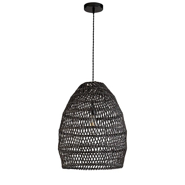 Alleman 1 - Light Rattan Pendant Light - From Where - 