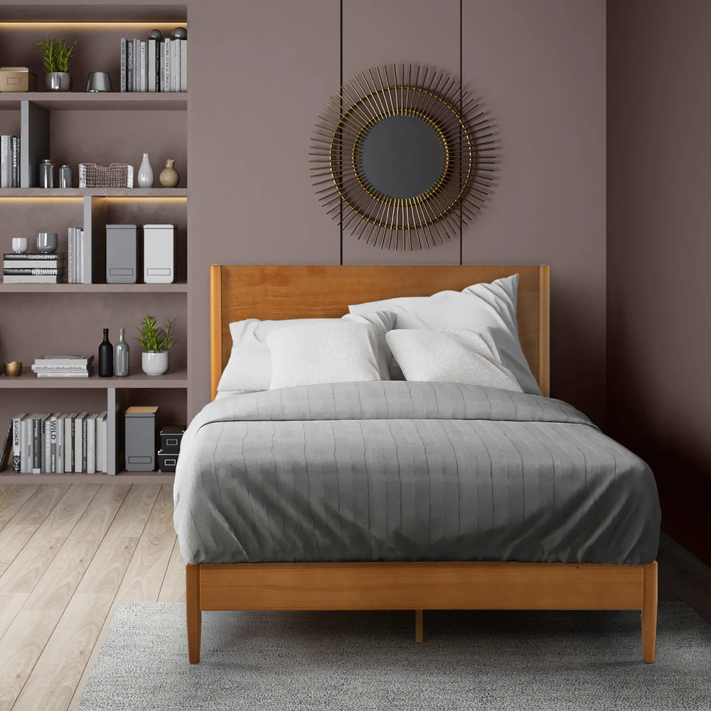 Allen Wood Platform Bed Frame - From Where Finds - 