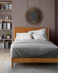 Allen Wood Platform Bed Frame - From Where Finds - 
