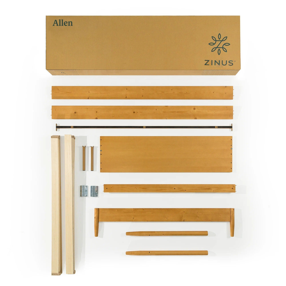 Allen Wood Platform Bed Frame - From Where Finds - 