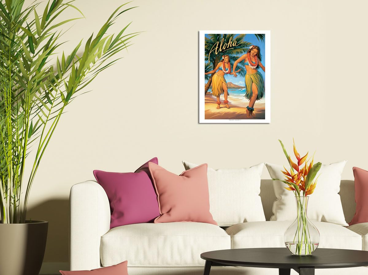 Aloha Hula Dancers Poster - From Where - 