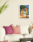 Aloha Hula Dancers Poster - From Where - 