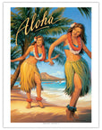 Aloha Hula Dancers Poster - From Where - 