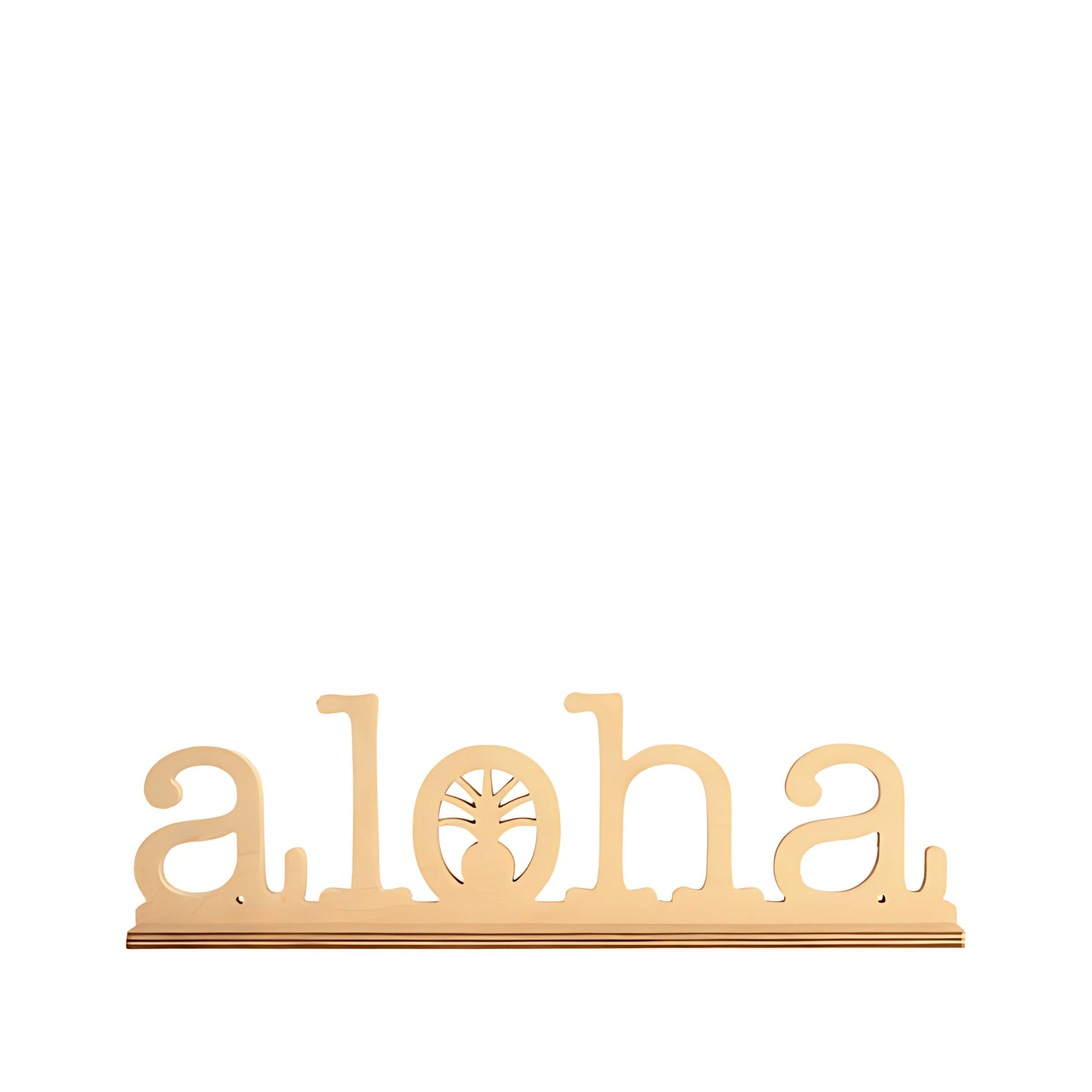 Aloha with Pineapple Sign - From Where - 