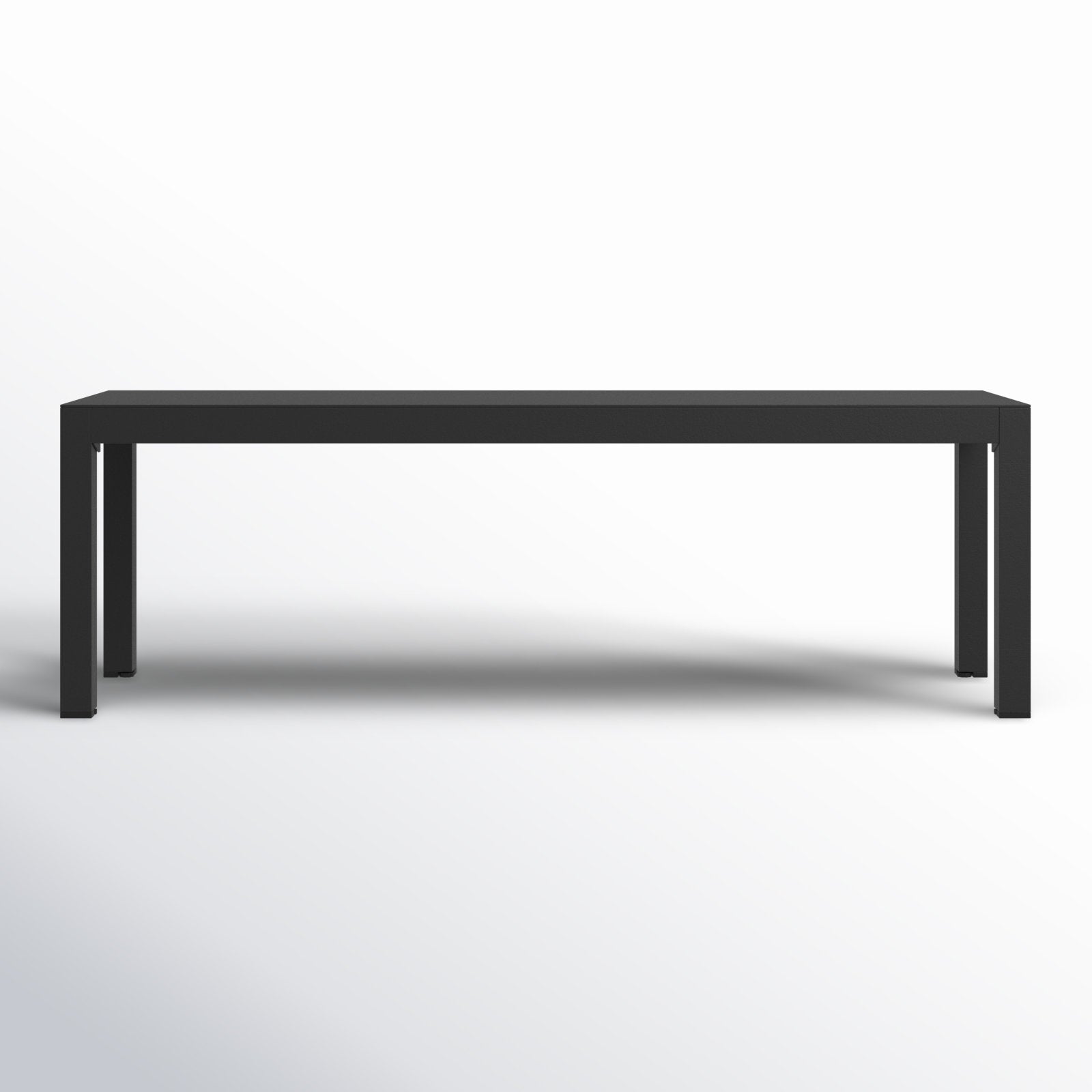 Aluminum Dining Bench - From Where - 