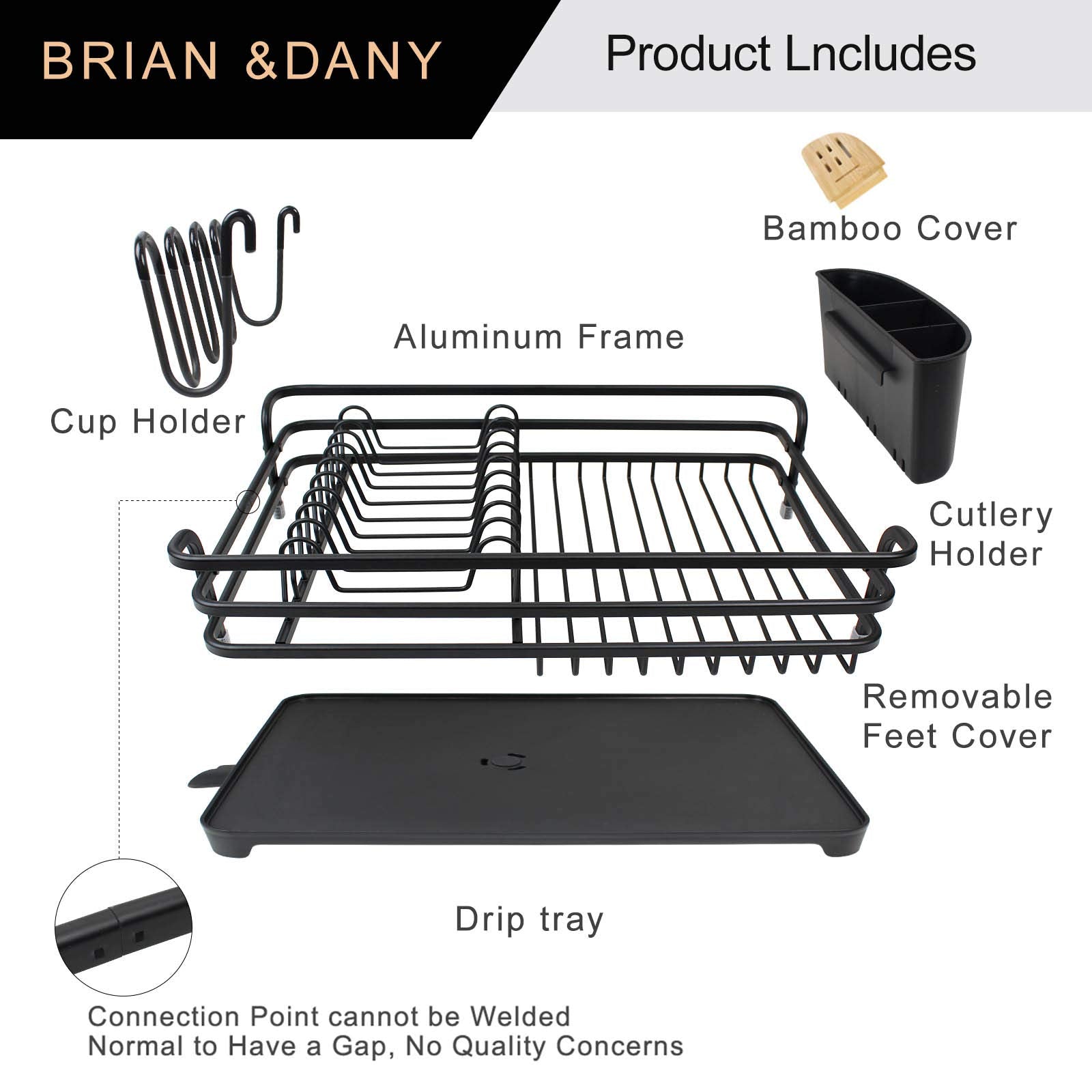 Aluminum Dish Drying Rack - From Where - 