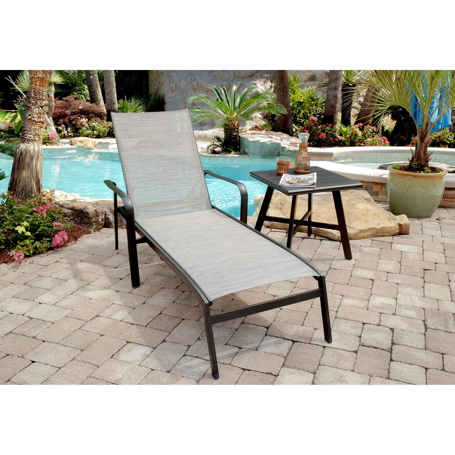 Aluminum Outdoor Chaise Lounge Chair - From Where - 