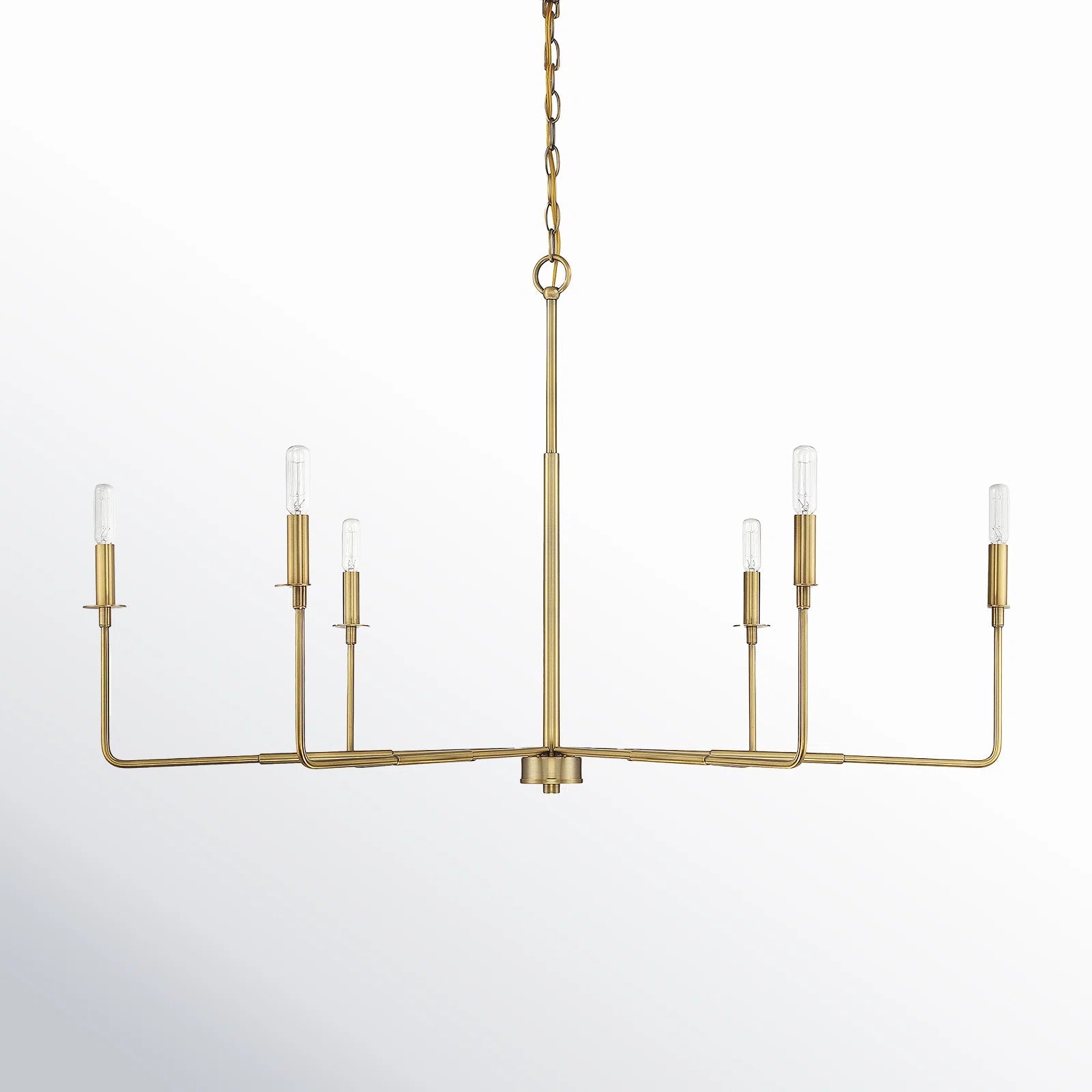 Alysa 6 - Light Candle Style Chandelier - From Where - 
