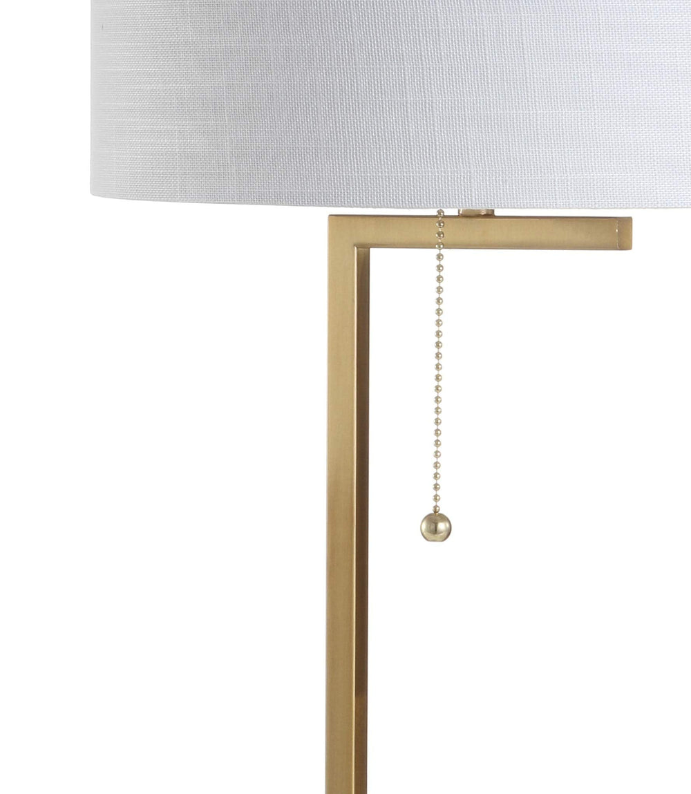 Alyssa 24.5&quot; Metal/Marble Table Lamp - From Where - 