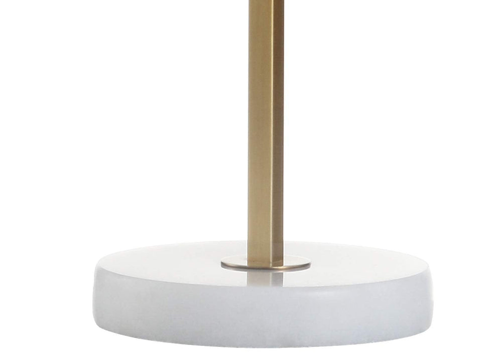 Alyssa 24.5&quot; Metal/Marble Table Lamp - From Where - 