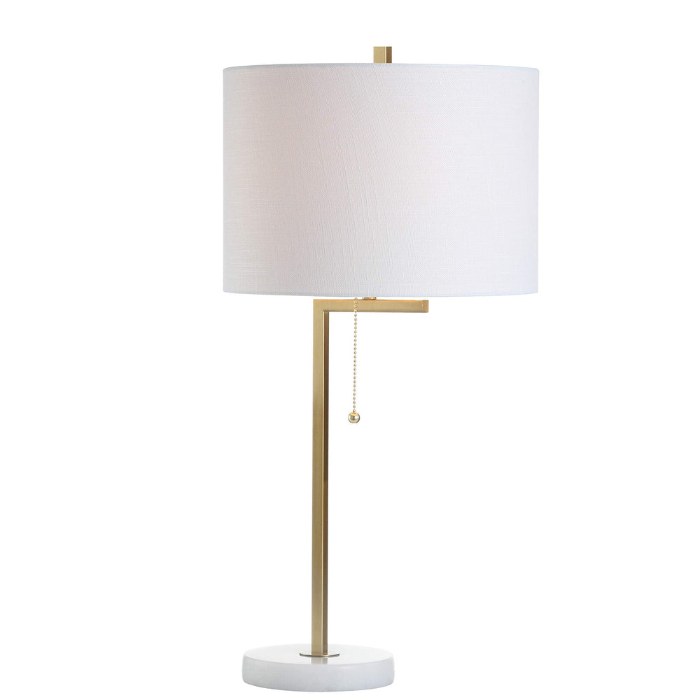 Alyssa 24.5&quot; Metal/Marble Table Lamp - From Where - 