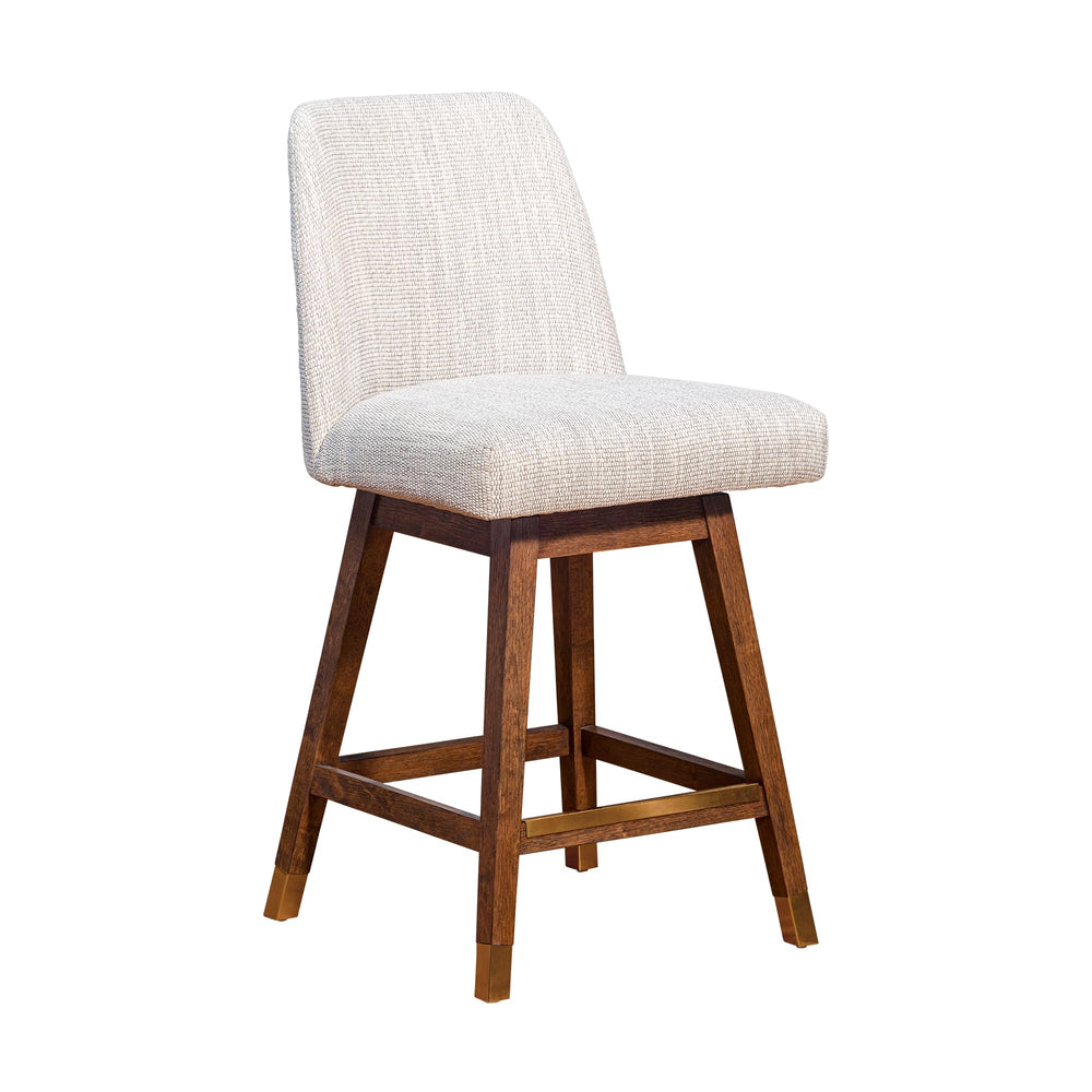 Amalie Farmhouse 26" Swivel Bar Stool - From Where Finds - 